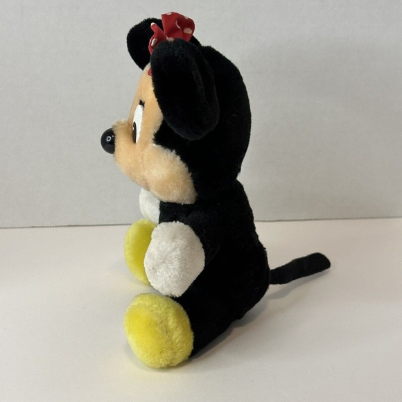 Disneyland Walt Disney World Minnie Mouse 7" Stuffed Animal Plush w/Red Bow - Picture 4 of 8